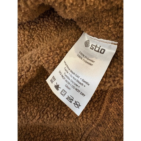 Stio Women's XL Sweetwater 1/2 Zip Fleece Pullover Burnt Orange Outerwear - Picture 6 of 8